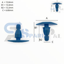 将图片加载到图库查看器，SPAREPAL FASTENER CLIP 密封式定位卡扣 SPL-11133