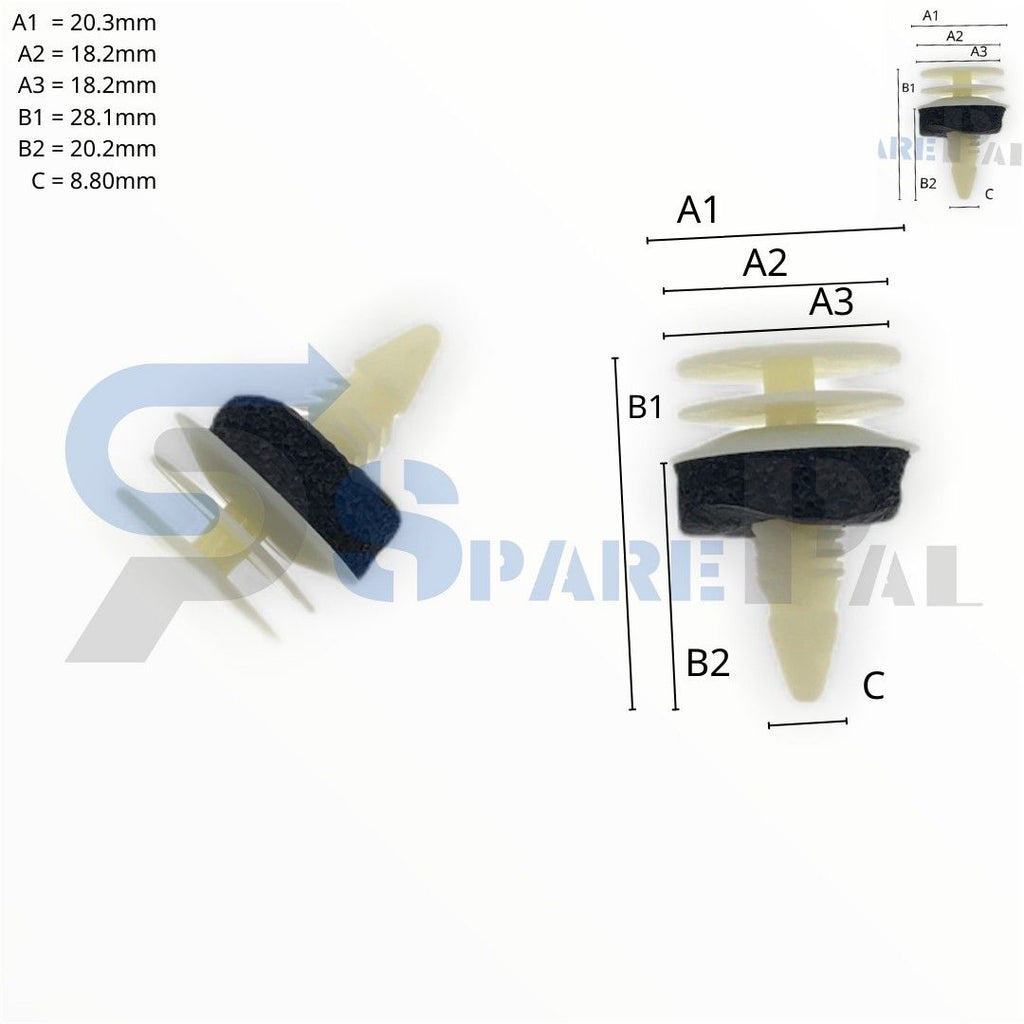 SPAREPAL FASTENER CLIP 樹形釘扣 SPL-11009