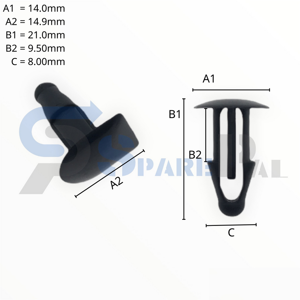 SparePal Fastener & Clip SPL-10003