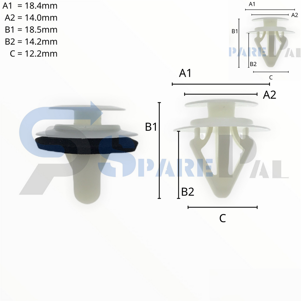 SparePal  Fastener & Clip SPL-10014