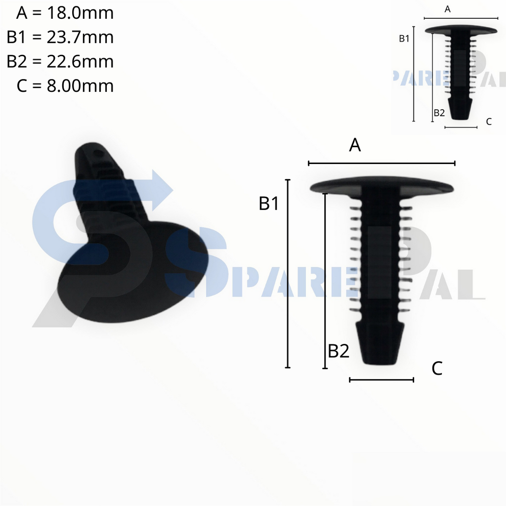 SparePal  Fastener & Clip SPL-10019