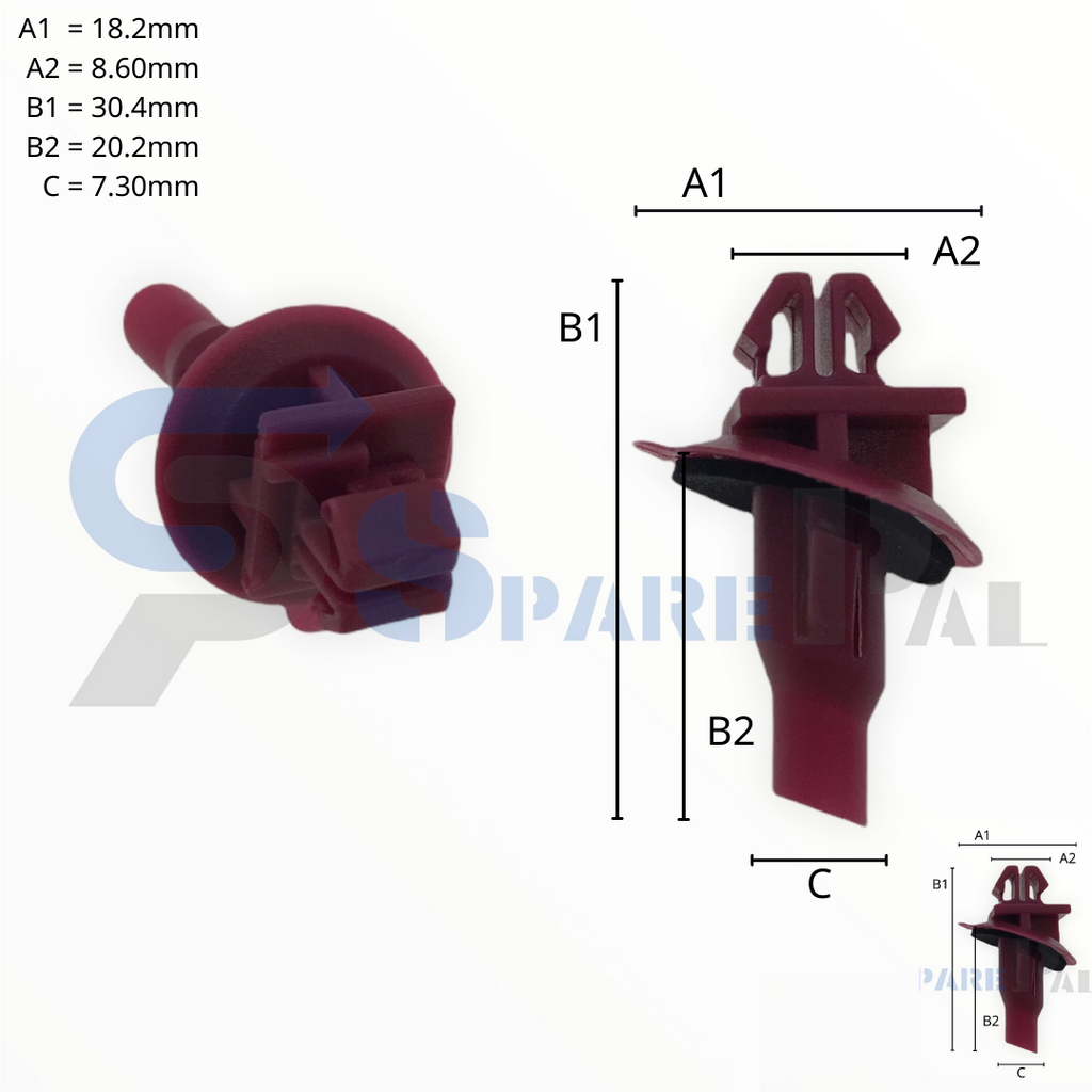 SparePal  Fastener & Clip SPL-10028