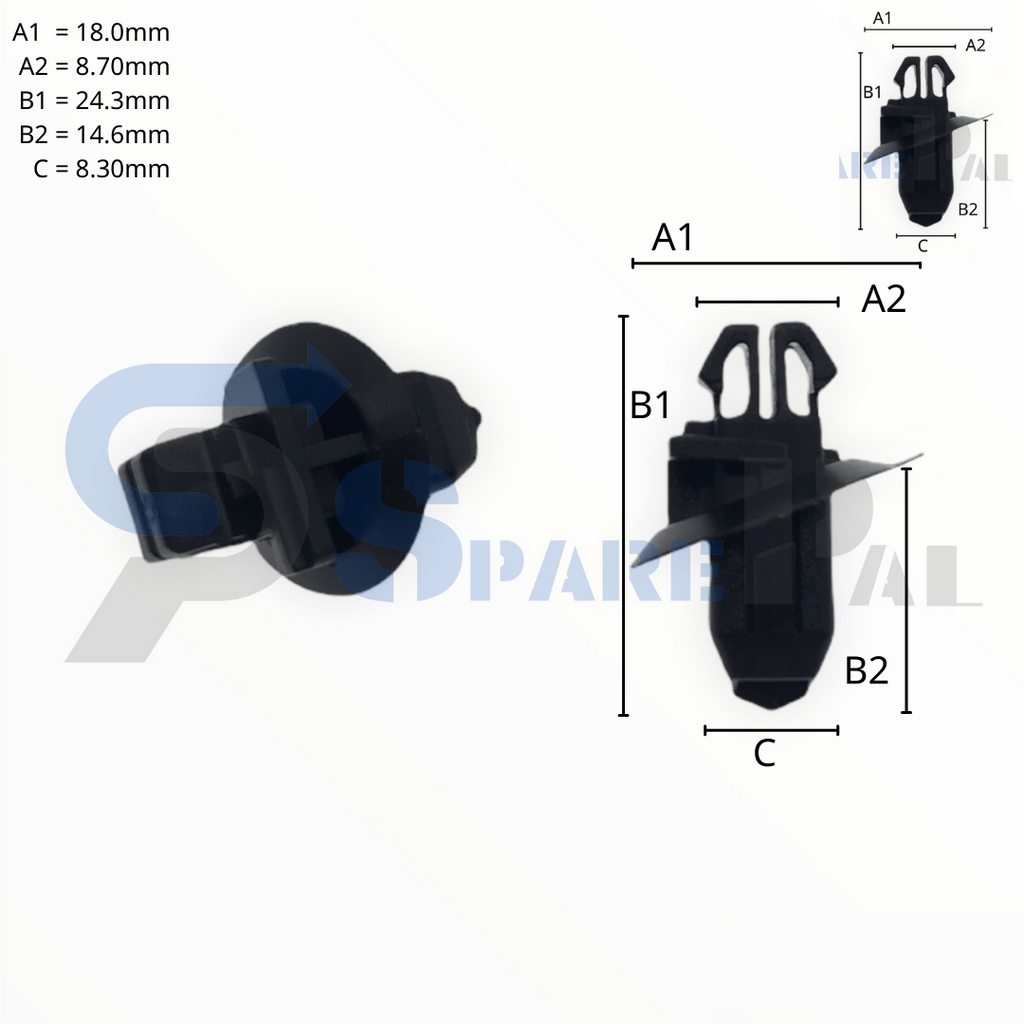 SparePal  Fastener & Clip SPL-10032