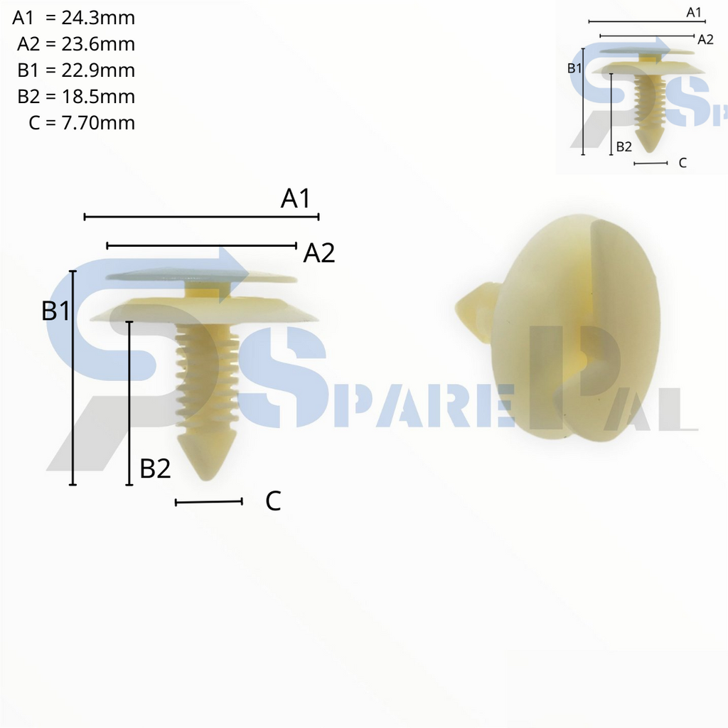 SparePal  Fastener & Clip SPL-10034