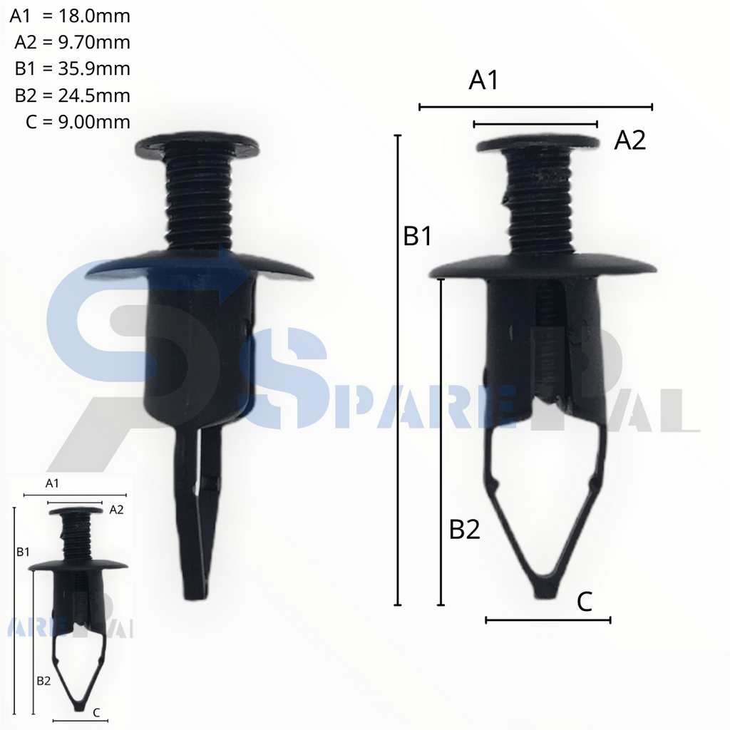 SparePal  Fastener & Clip SPL-10035