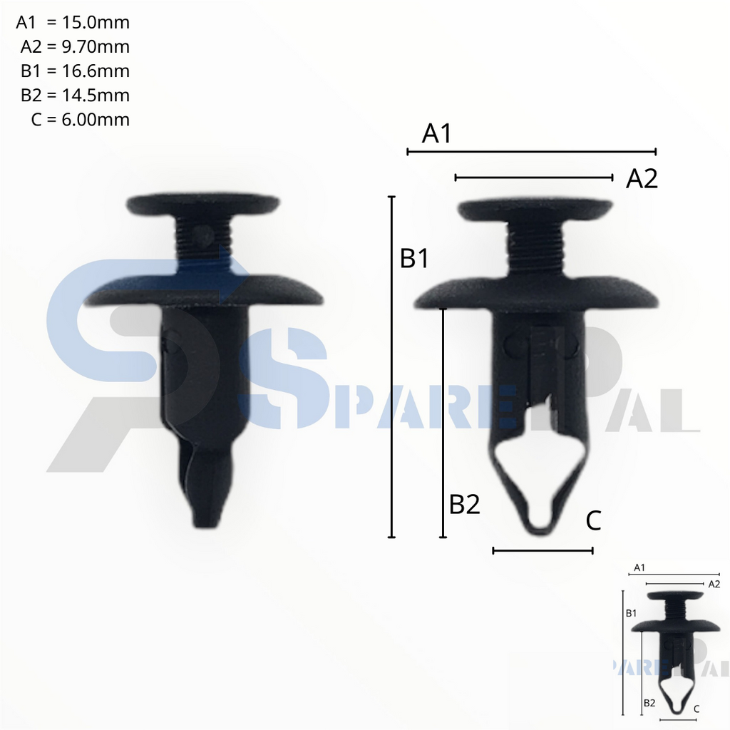 SparePal  Fastener & Clip SPL-10038