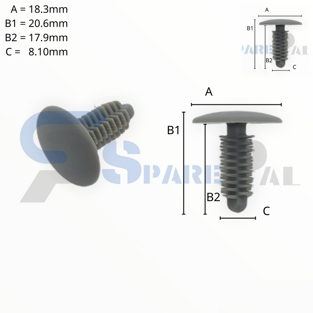 SparePal  Fastener & Clip SPL-10039