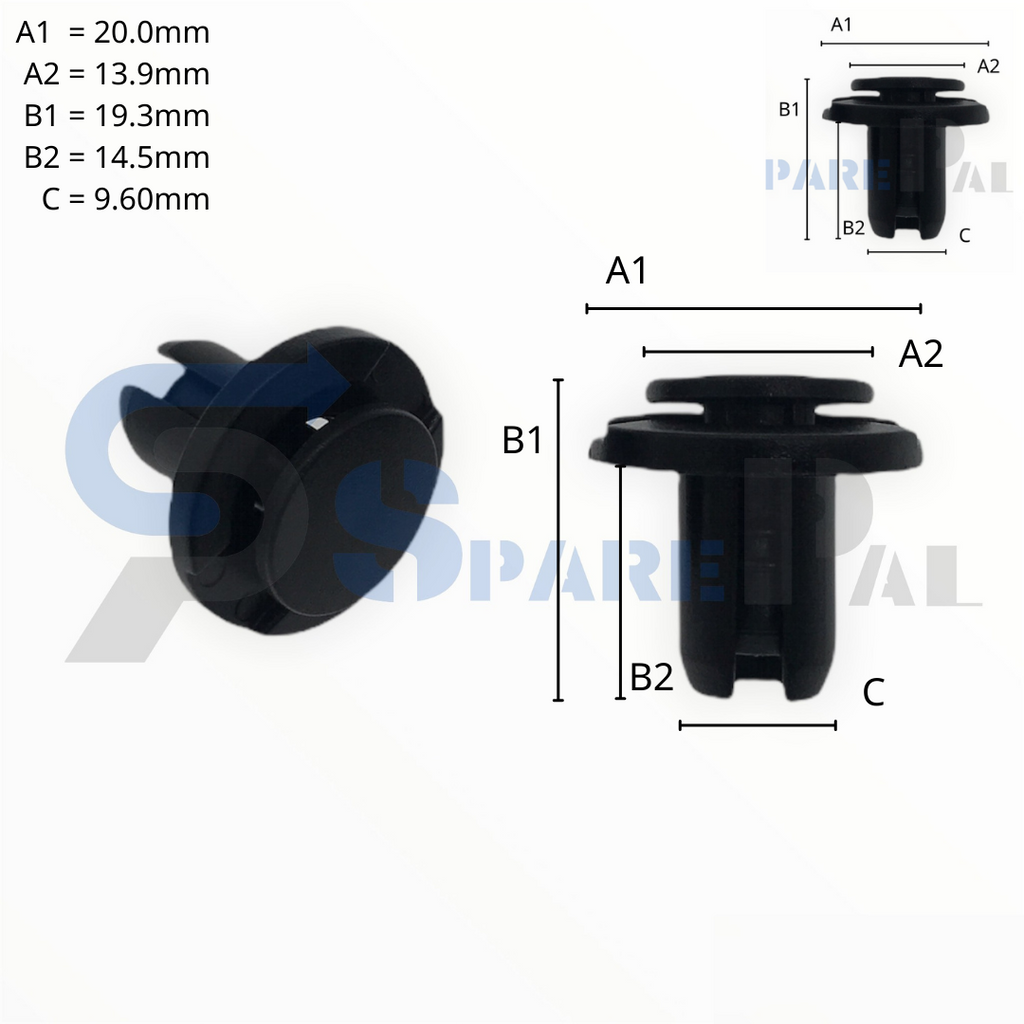 SparePal  Fastener & Clip SPL-10042