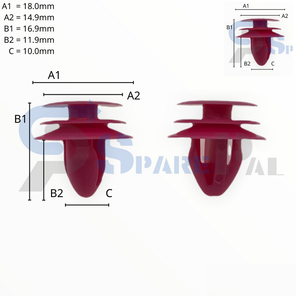 SparePal  Fastener & Clip SPL-10043