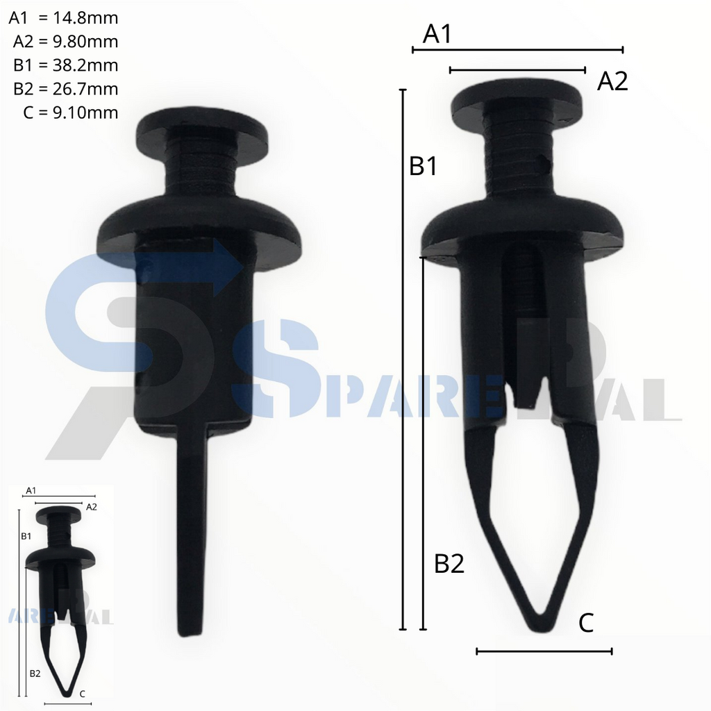 SparePal  Fastener & Clip SPL-10044