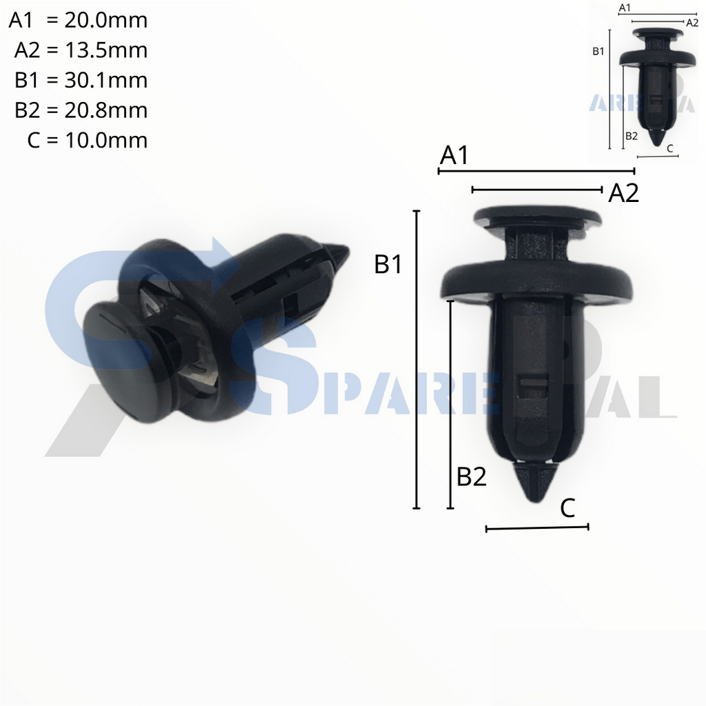 SparePal  Fastener & Clip SPL-10051