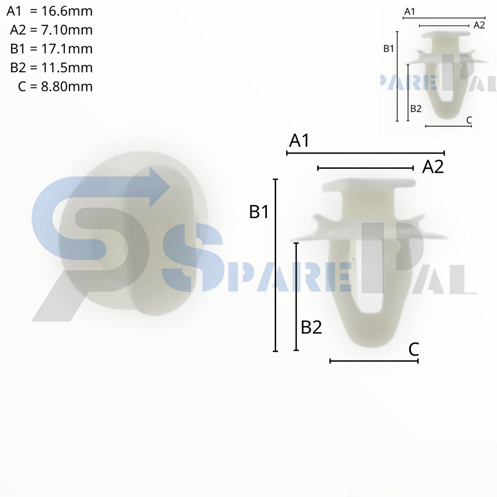 SparePal  Fastener & Clip SPL-10055