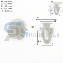 将图片加载到图库查看器，SparePal  Fastener &amp; Clip SPL-10055