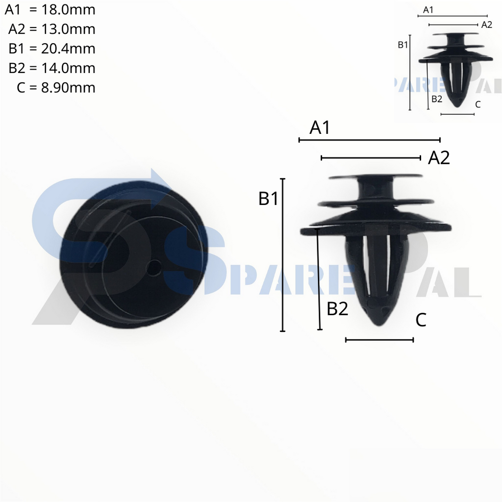 SparePal  Fastener & Clip SPL-10056