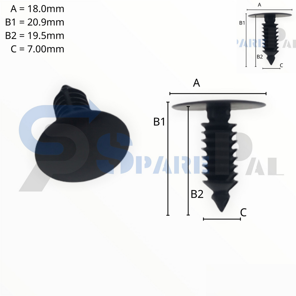 SparePal  Fastener & Clip SPL-10058