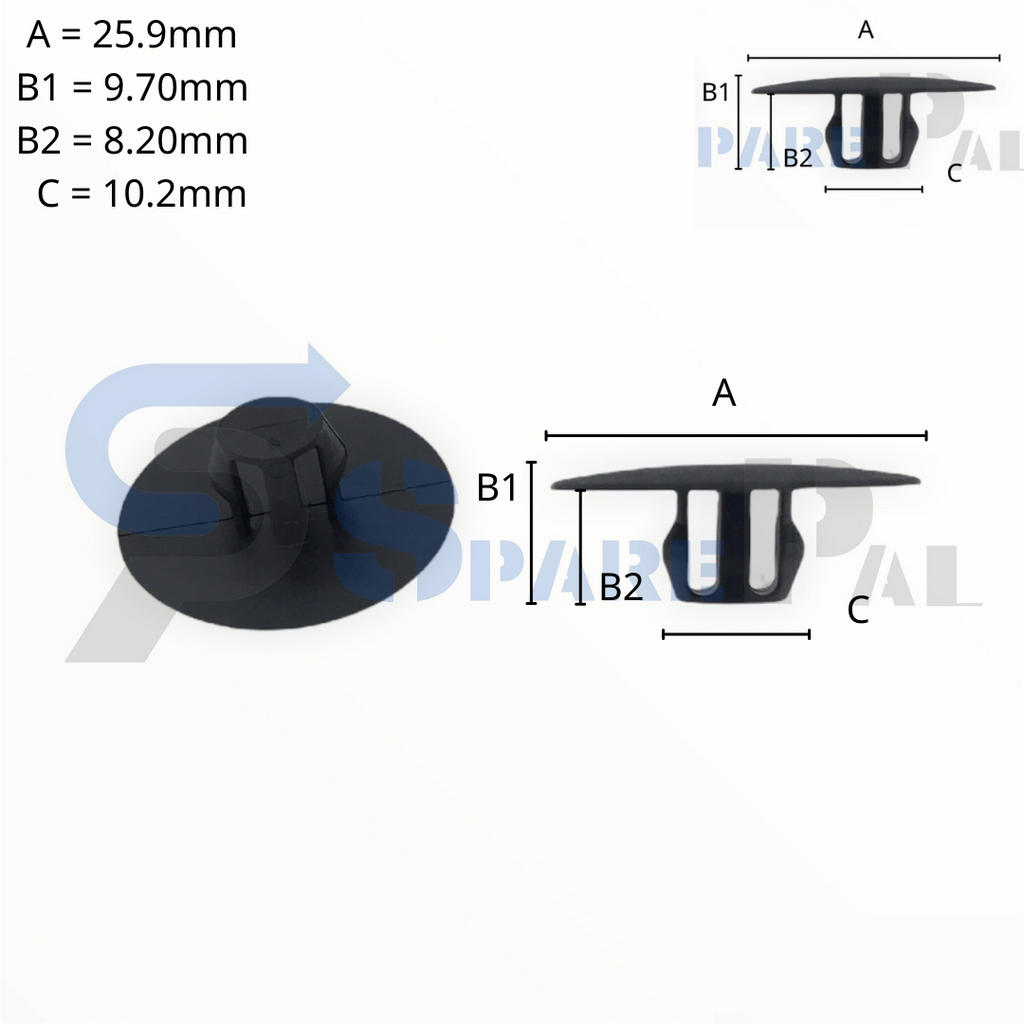 SparePal  Fastener & Clip SPL-10059