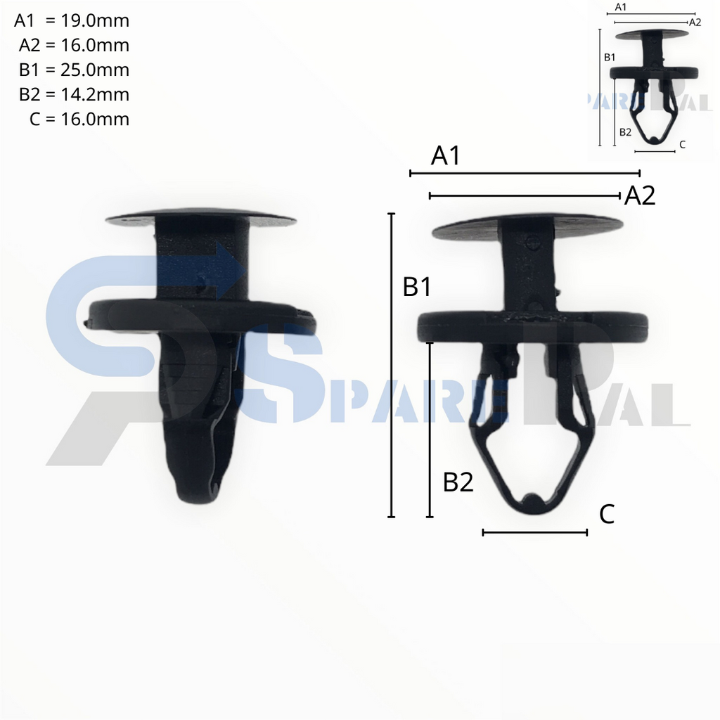 SparePal  Fastener & Clip SPL-10064