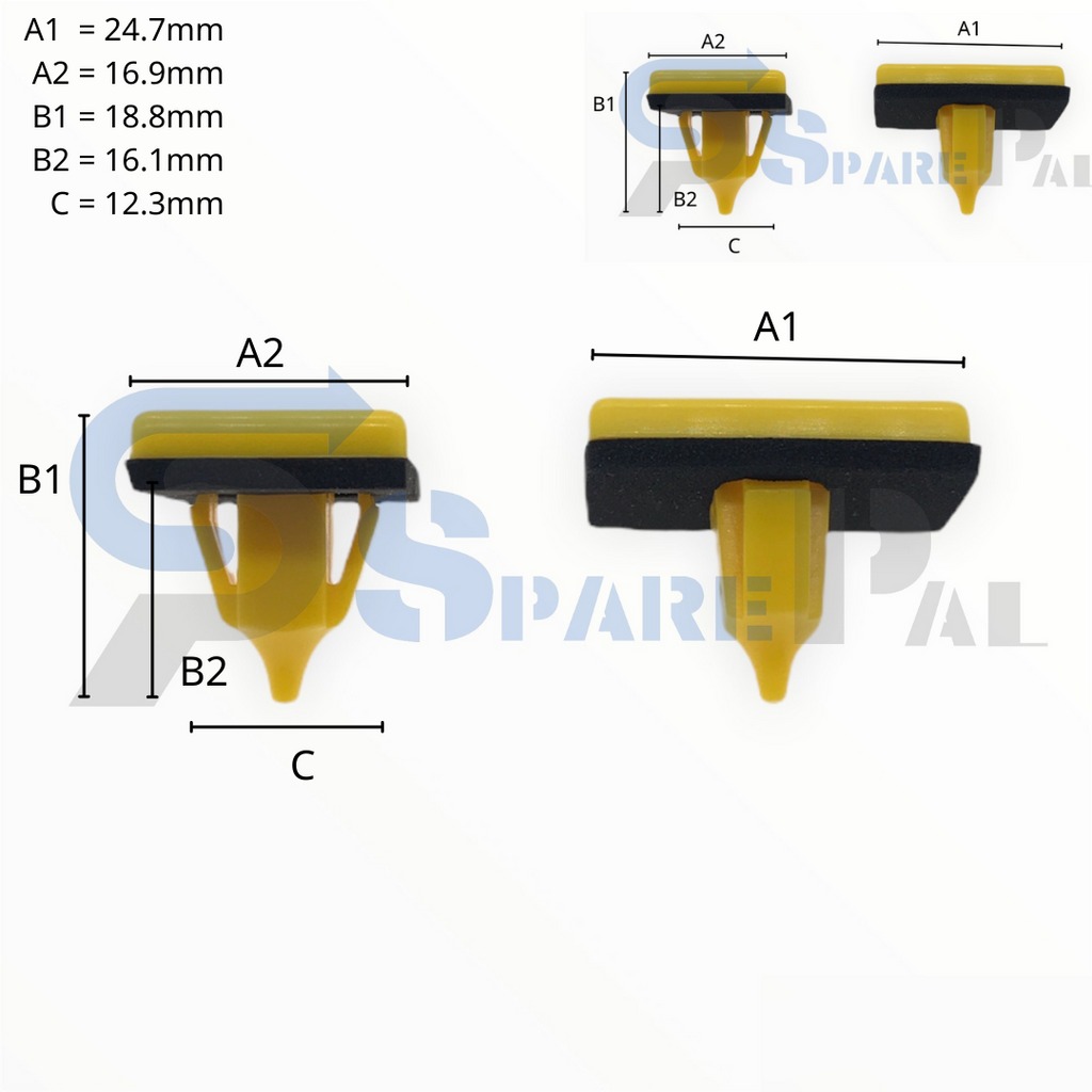 SparePal  Fastener & Clip SPL-10065