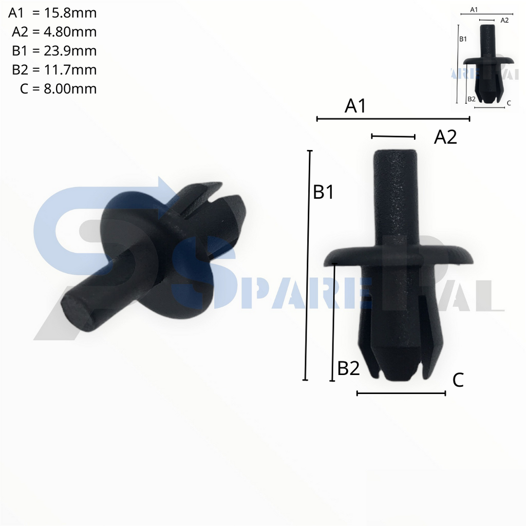 SparePal  Fastener & Clip SPL-10068