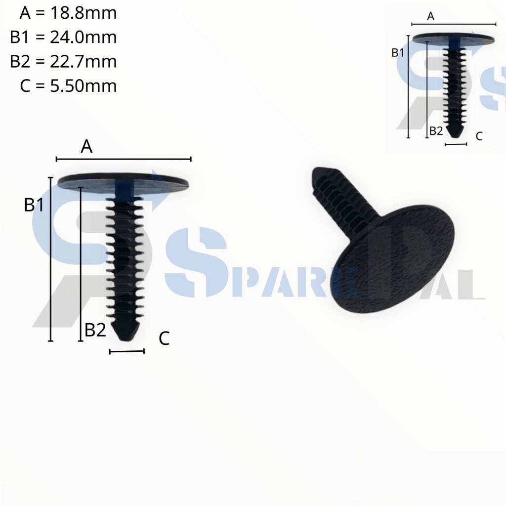 SparePal  Fastener & Clip SPL-10069