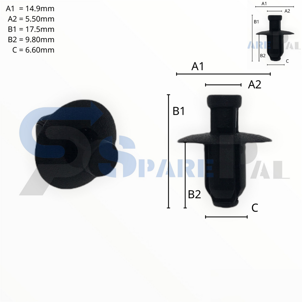 SparePal  Fastener & Clip SPL-10071