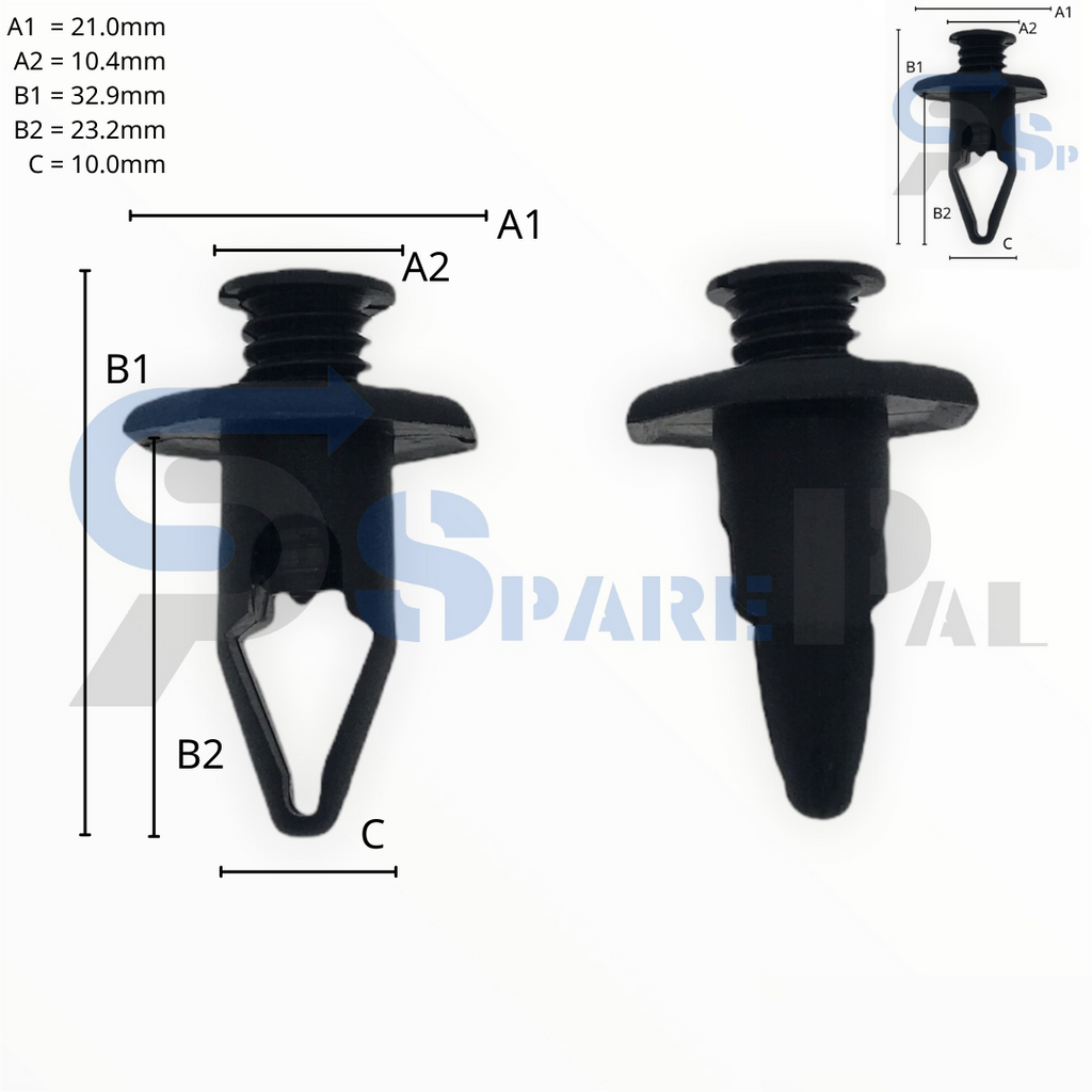 SparePal  Fastener & Clip SPL-10073