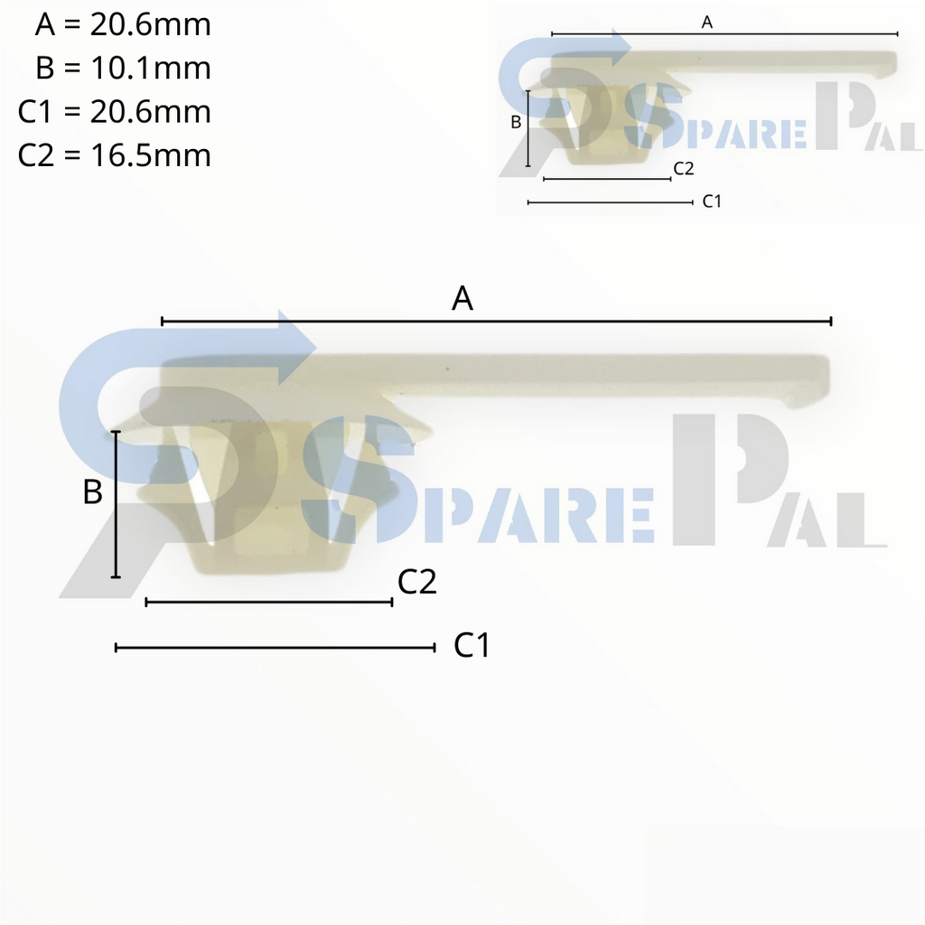 SparePal  Fastener & Clip SPL-10075