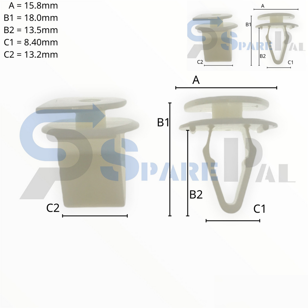 SparePal  Fastener & Clip SPL-10076