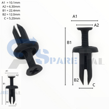 将图片加载到图库查看器，SparePal  Fastener &amp; Clip SPL-10084