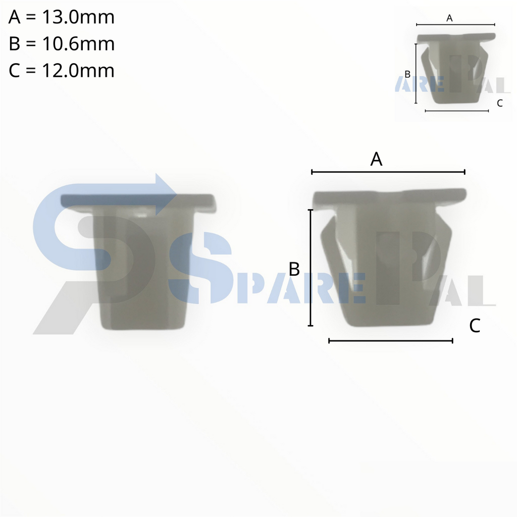 SparePal  Fastener & Clip SPL-10086