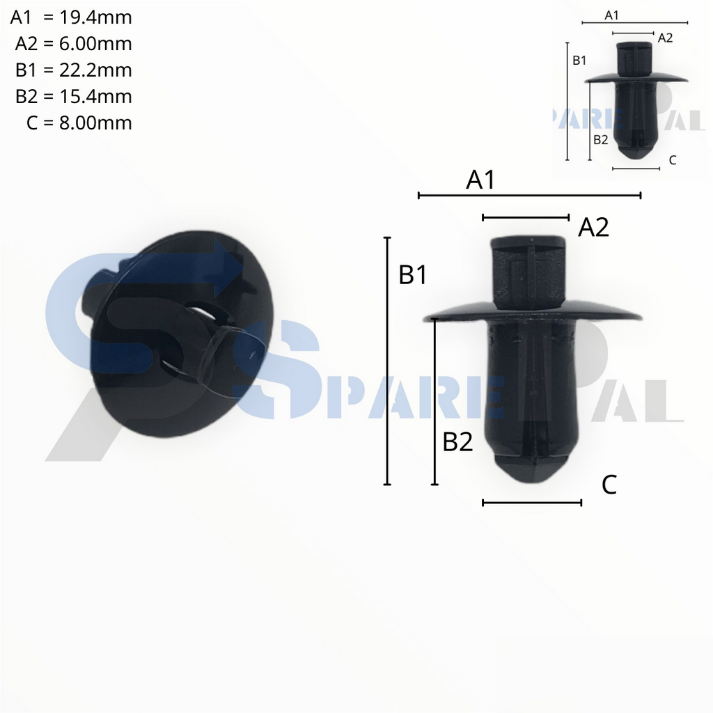 SparePal  Fastener & Clip SPL-10087