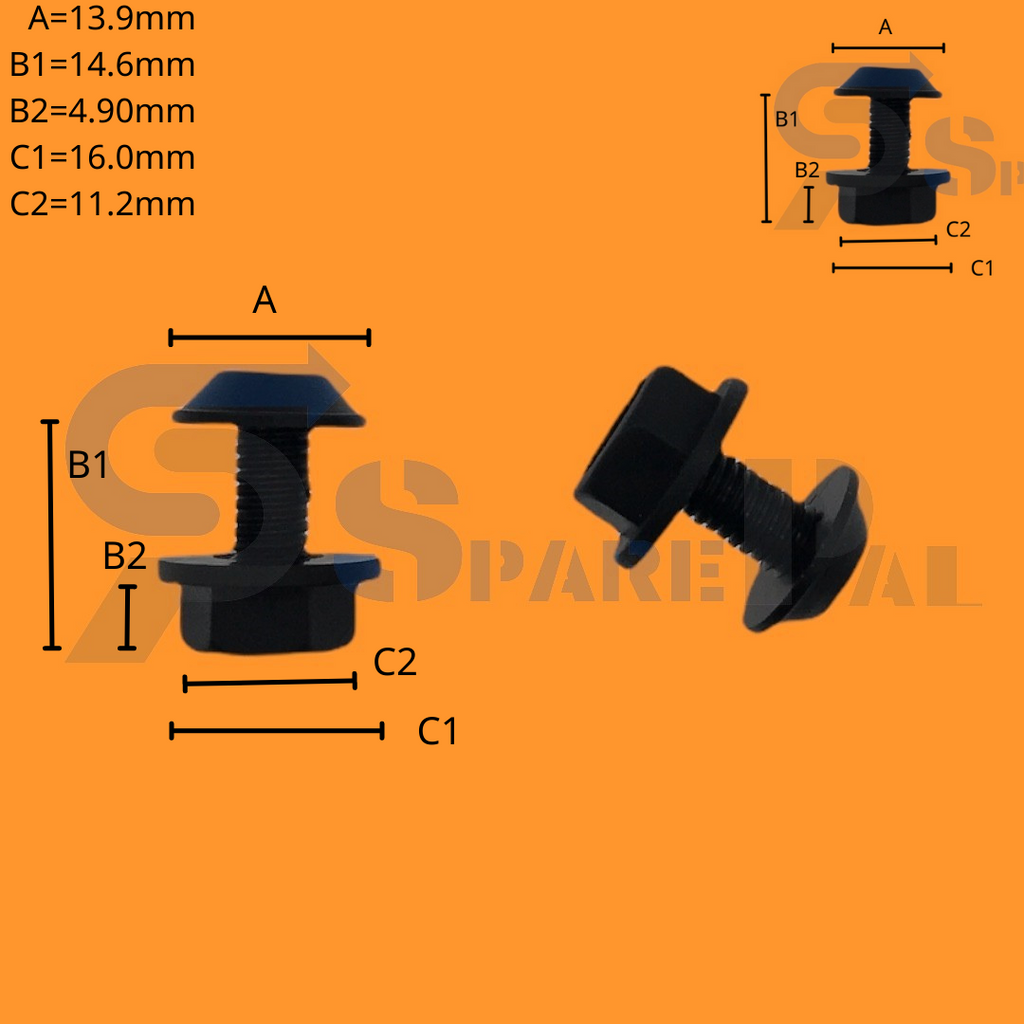 SparePal  Fastener & Clip SPL-10104