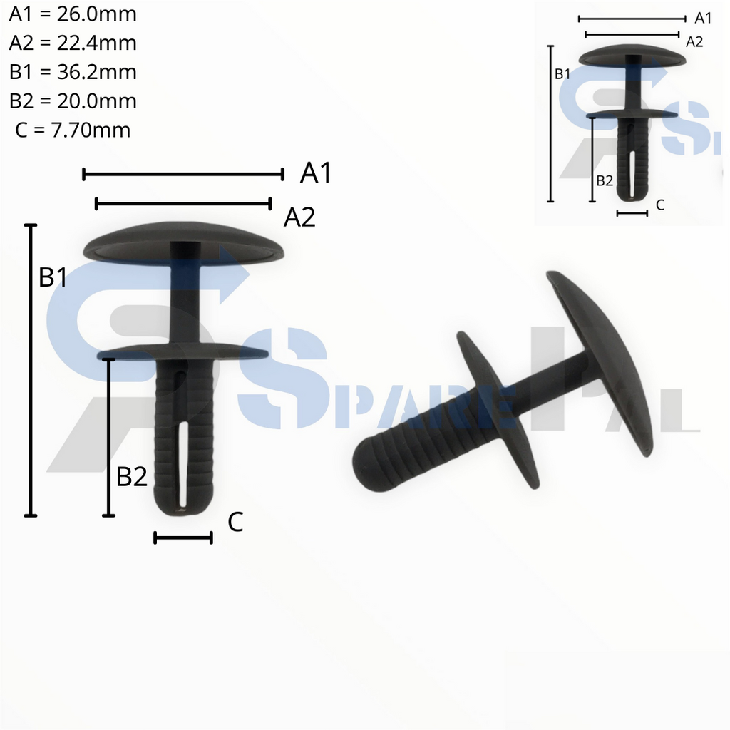 SparePal  Fastener & Clip SPL-10120