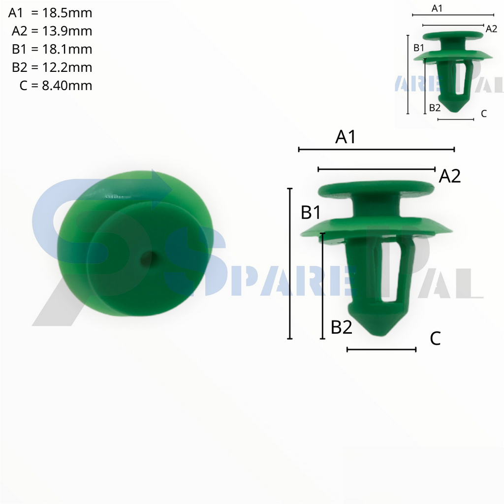 SparePal  Fastener & Clip SPL-10122