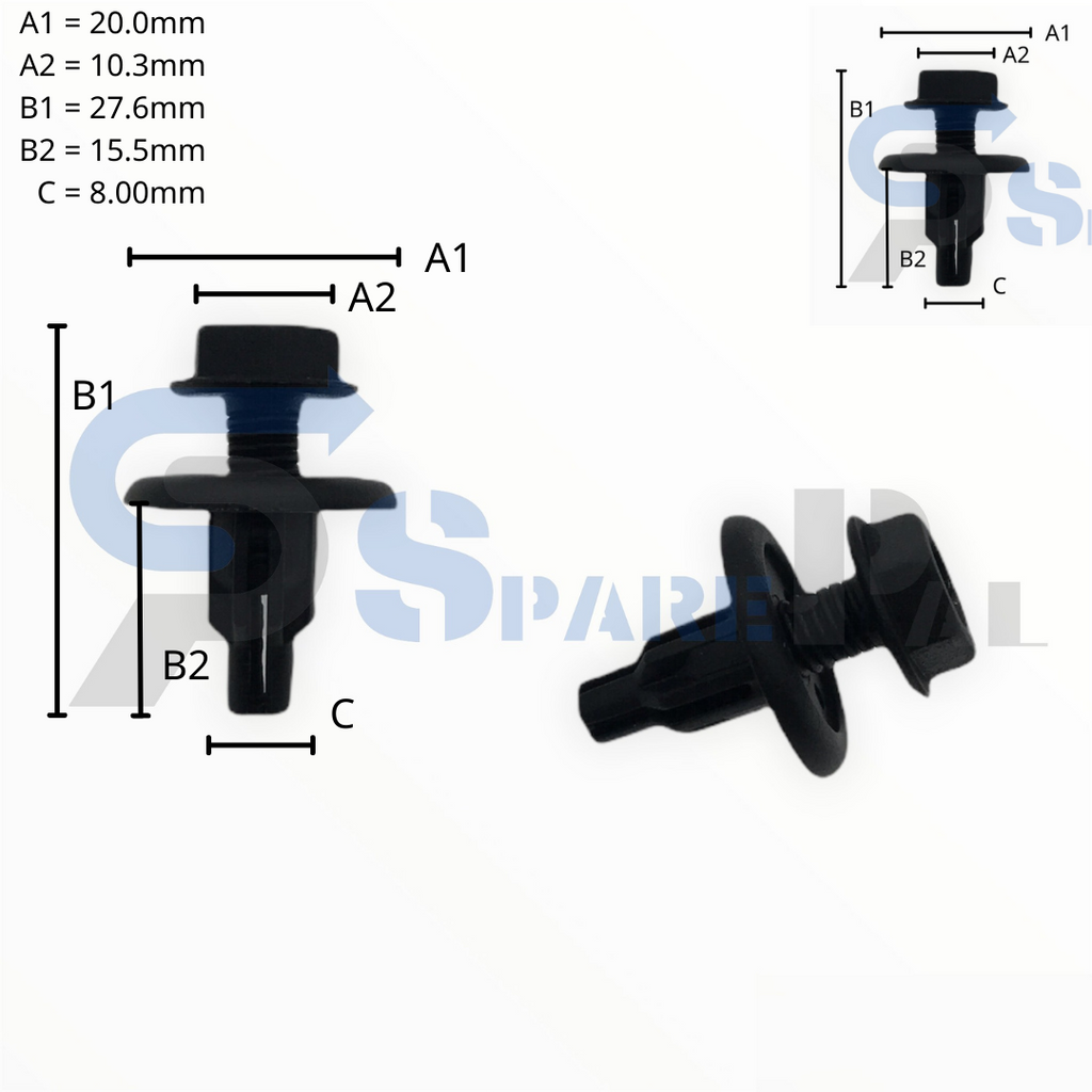 SparePal  Fastener & Clip SPL-10129