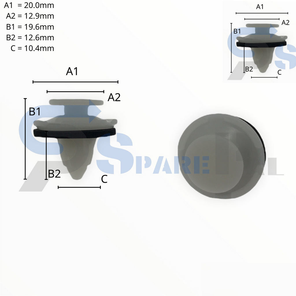 SparePal  Fastener & Clip SPL-10134