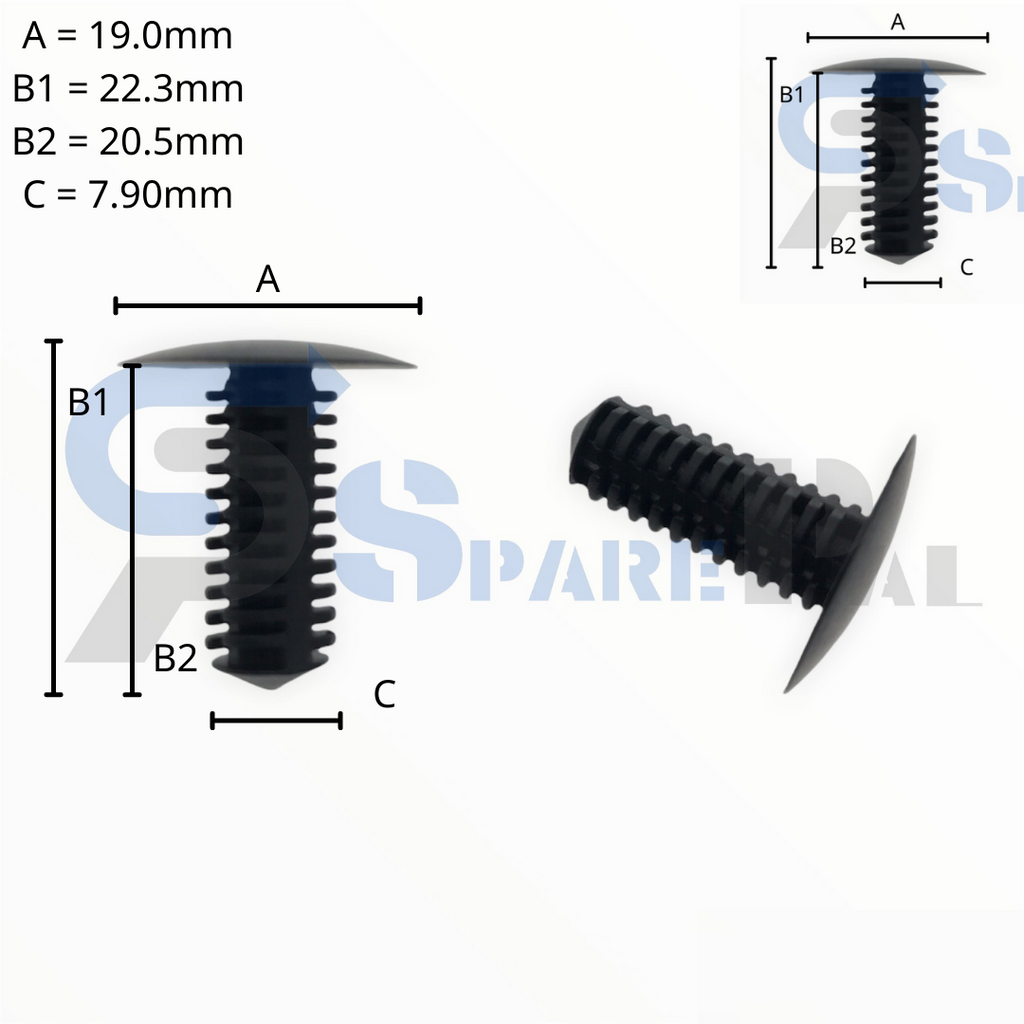 SparePal  Fastener & Clip SPL-10136