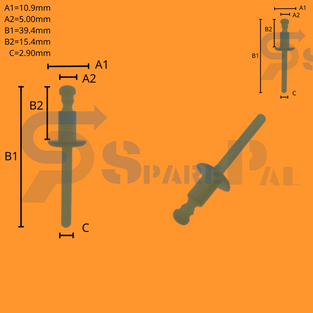 SparePal  Fastener & Clip SPL-10140