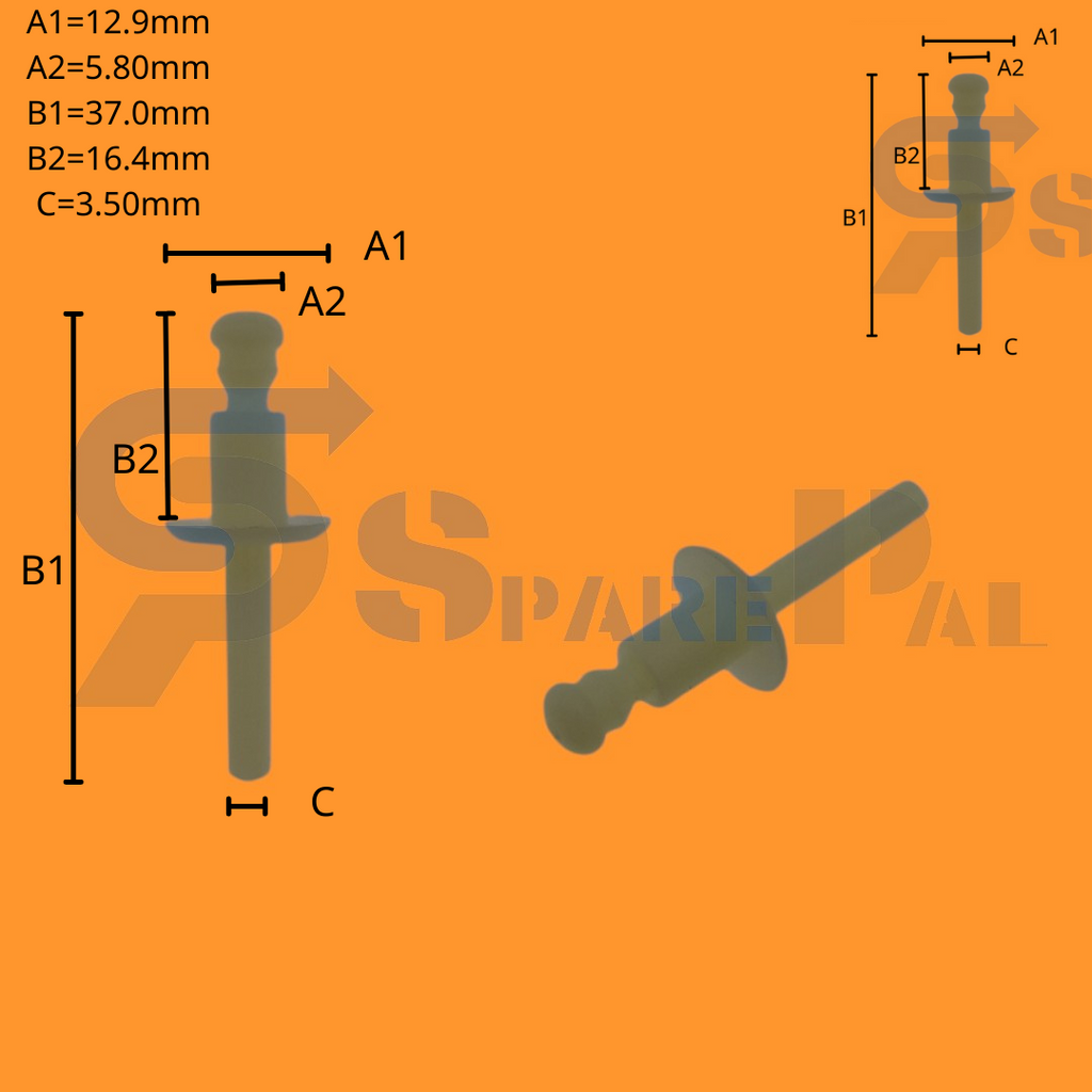 SparePal  Fastener & Clip SPL-10142