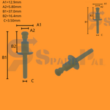 将图片加载到图库查看器，SparePal  Fastener &amp; Clip SPL-10142