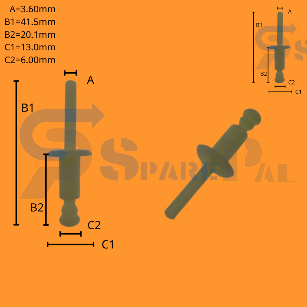 SparePal  Fastener & Clip SPL-10143