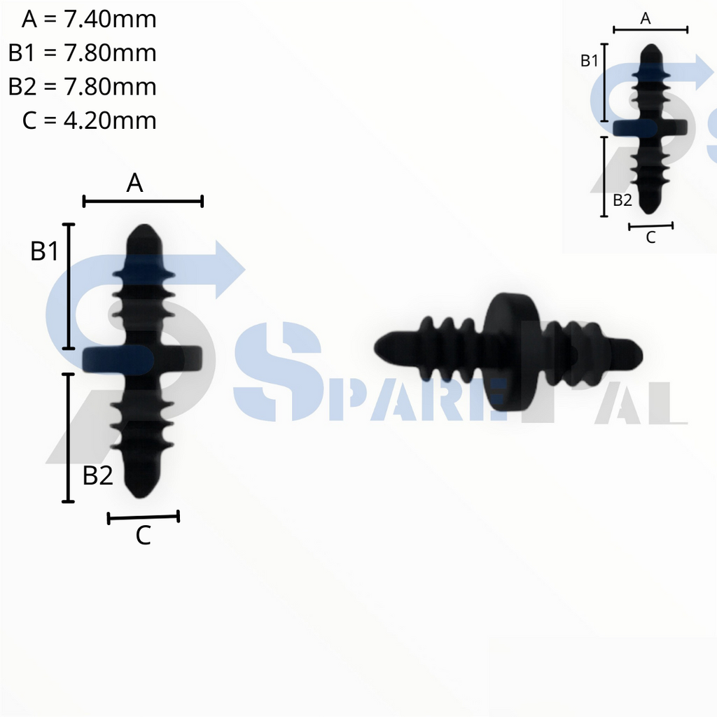 SparePal  Fastener & Clip SPL-10144