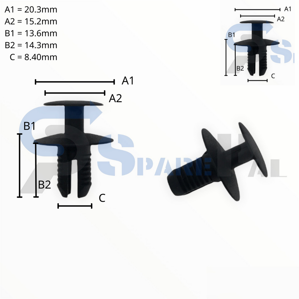 SparePal  Fastener & Clip SPL-10152