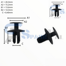 将图片加载到图库查看器，SparePal  Fastener &amp; Clip SPL-10152