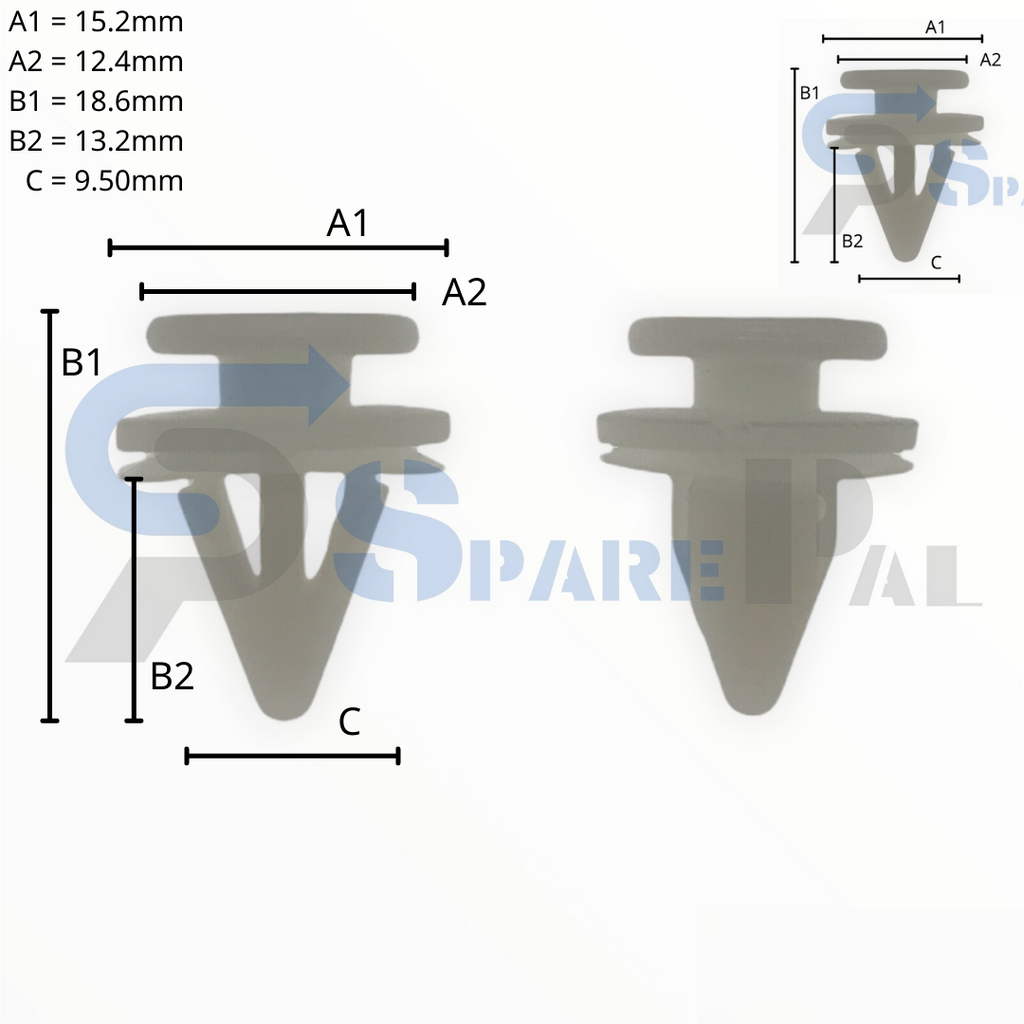 SparePal  Fastener & Clip SPL-10176