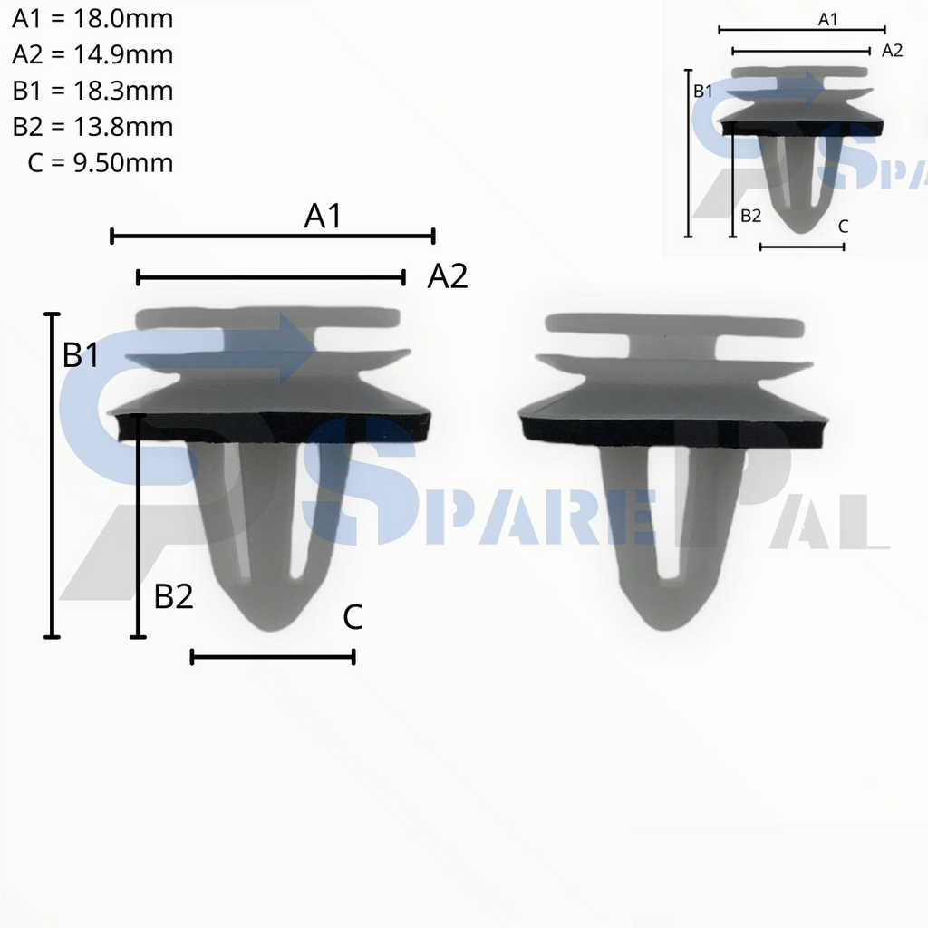 SparePal  Fastener & Clip SPL-10179