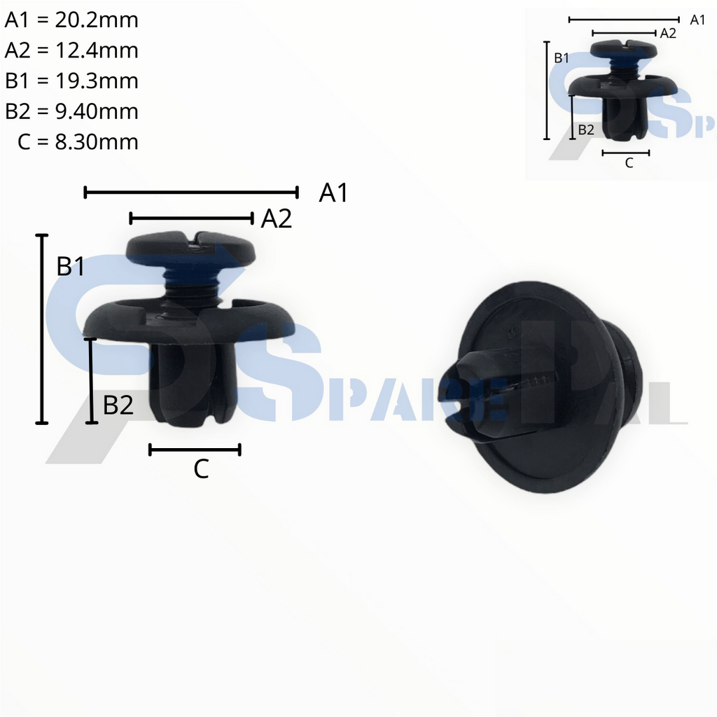 SparePal  Fastener & Clip SPL-10180