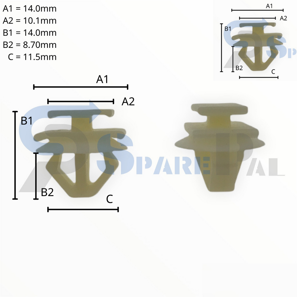 SparePal  Fastener & Clip SPL-10181