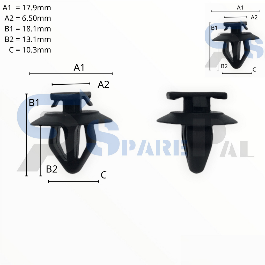 SparePal  Fastener & Clip SPL-10182