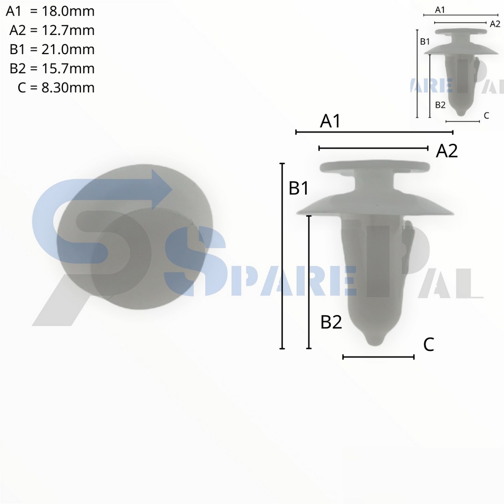 SparePal  Fastener & Clip SPL-10184